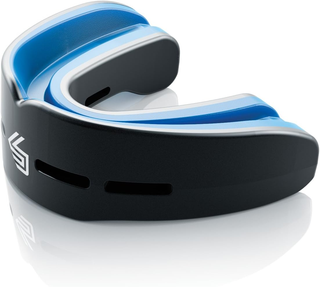 Shock Doctor Nano Double Mouthguard, Protects Upper and Lower Teeth, Youth & Adult Available