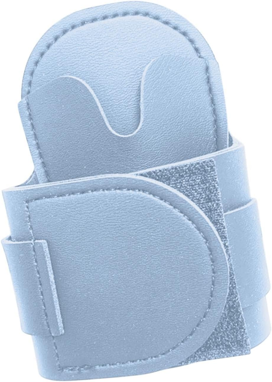 Oshhni Stethoscope Hip Holder Storage Nurses, Doctors Rack Waist Bag Accessories PU Leather Carrier Stethoscope Holder Clip, Light Blue - Navy Blue image number 5