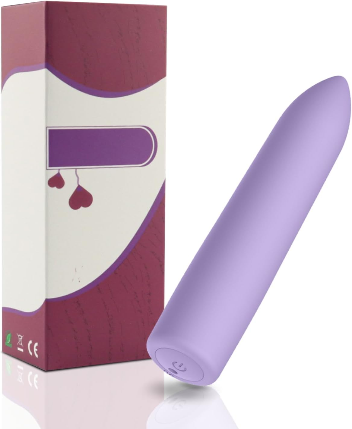 Pink Violet Portable Waterproof Mini Bullet Vibrator, Ideal Rechargeable Bullet Vibrator for Traveling (Colors Are Sent Randomly) image number 1