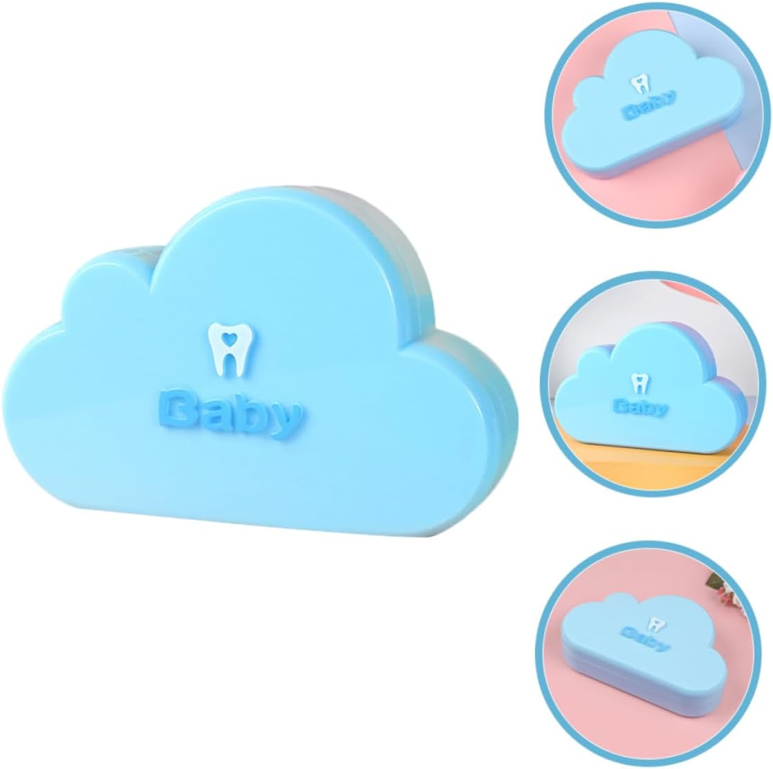 PRETYZOOM Tooth Keepsake Box Engaging Tooth Storage Container for Boys and Girls Safe Material Adorable Design image number 2
