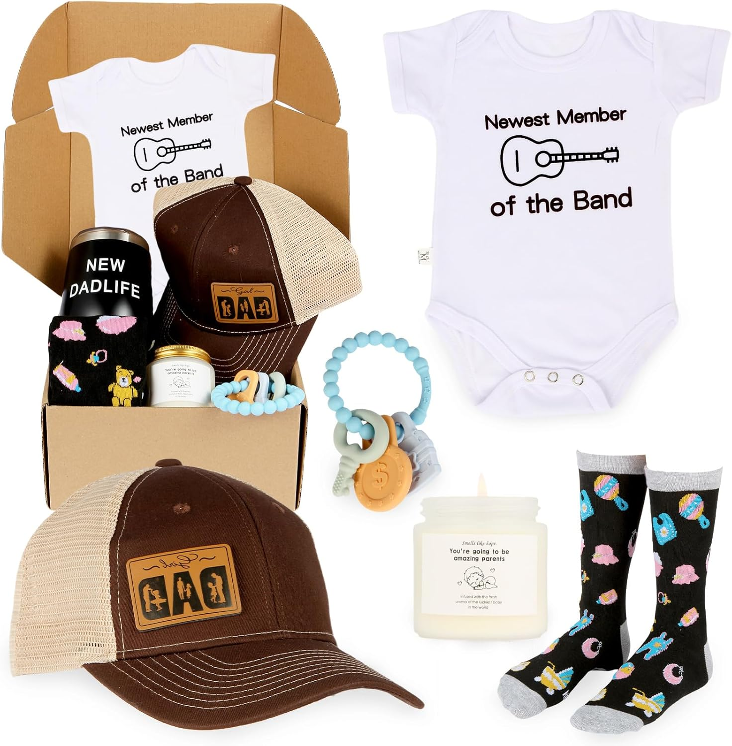 Soon-To-Be Dads Gift, First Time Father&rsquo;S Day Box, 6-Piece First-Time Dad Kit for Baby Shower & Gender Reveal, Unique Kit for Expecting Fathers, New Dad Gifts for Men image number 6