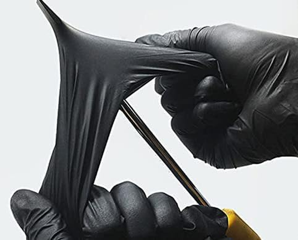 Greatuard Black Nitrile Heavy Duty Disposable Gloves, 6 Mil, Powder & Latex Free, Non-Sterile, Chemical Resistant, Food Safe, Medical Grade 1,000 PCS image number 1