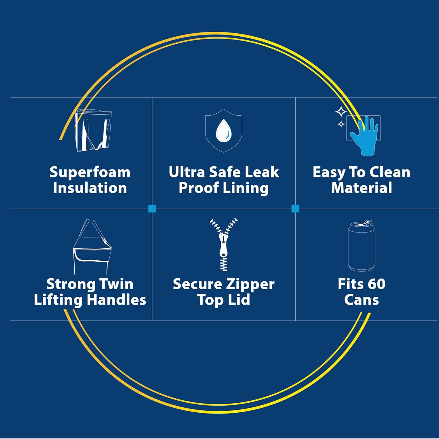 White Magic Handy Cart Insulated Coll Bag Jumbo image number 1