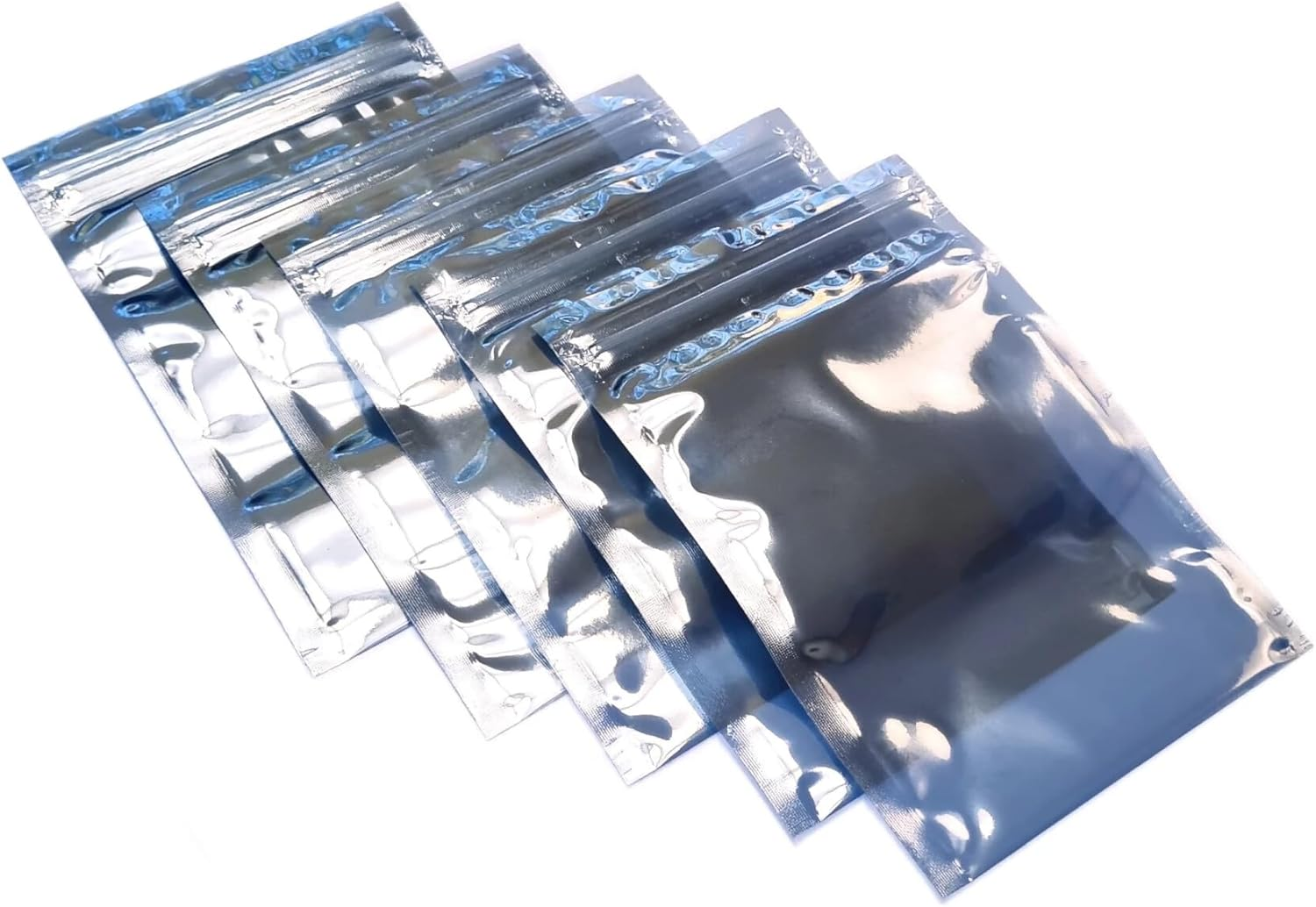 100 X anti Static ESD Shielding Zip Lock Bags 120 X 150Mm, Quality Futech Brand, Semi Transparent Resealable, for SSD RAM Electronic Devices, 100Pcs 120X150Mm