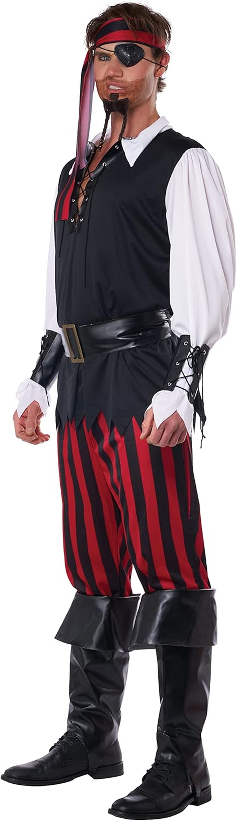 Adult Sized Cutthroat Pirate Costume image number 3