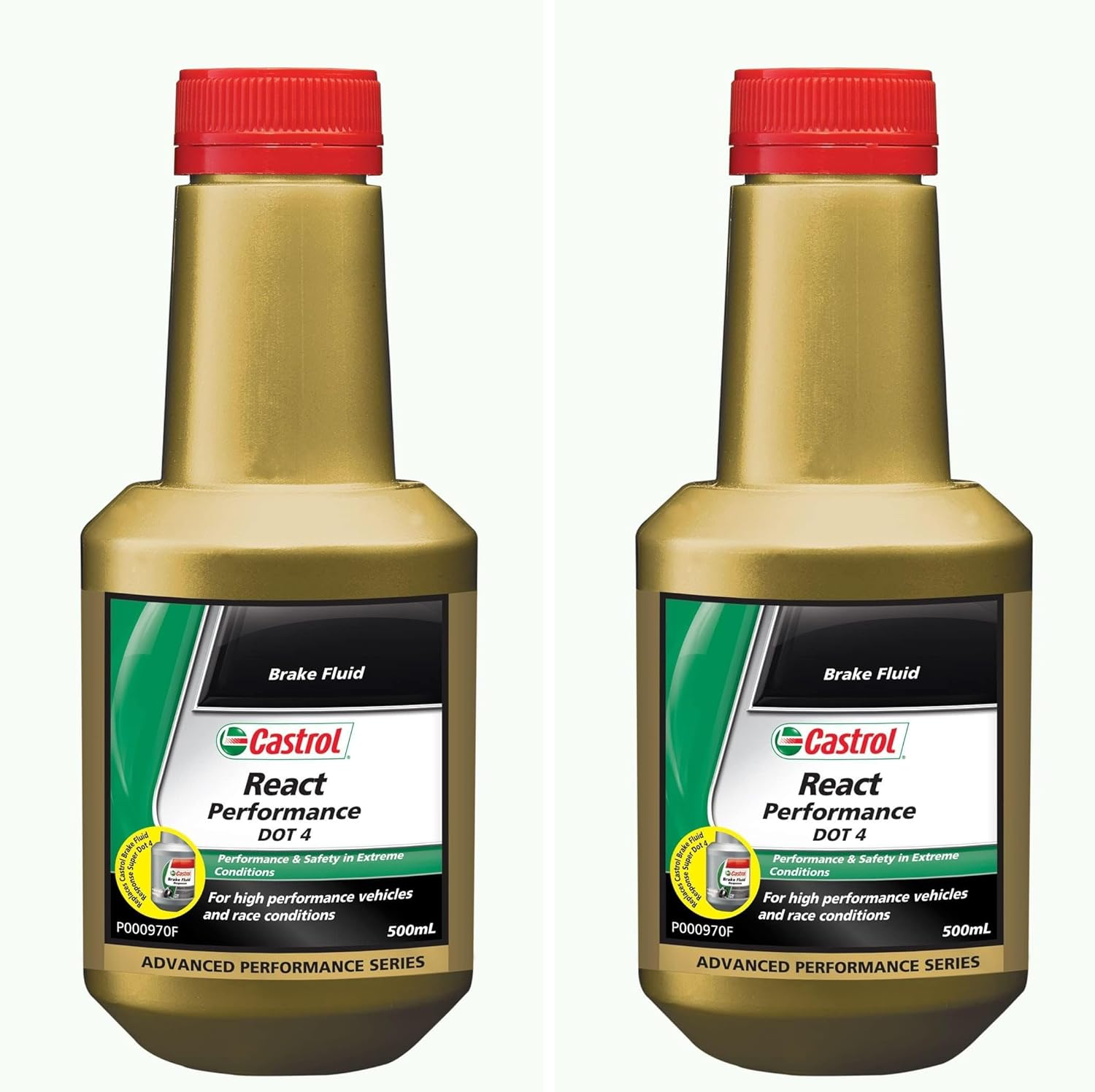 Castrol React Performance DOT 4 Brake Fluid 500Ml image number 1