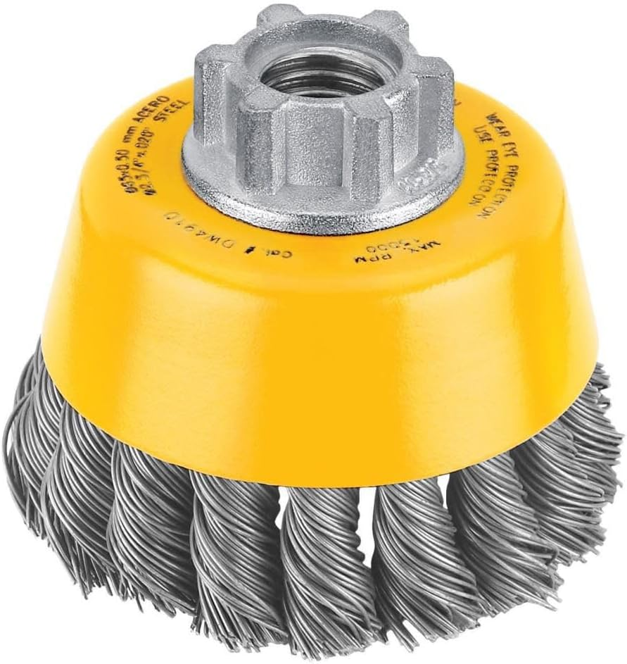 DEWALT Wire Cup Brush, Knotted, 3-Inch (DW4910) image number 2