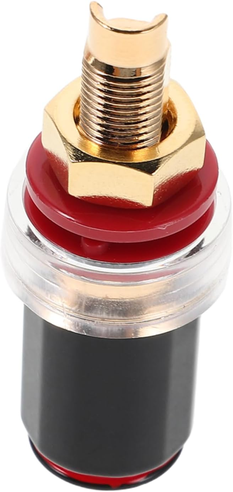 KICHOUSE Hifi Speaker Binding Post Terminal Banana Plugs Connector for Amplifier Wire Durable Audio Jack for Home Theater and Professional Studio Enhanced Sound Clarity Compatibility image number 1