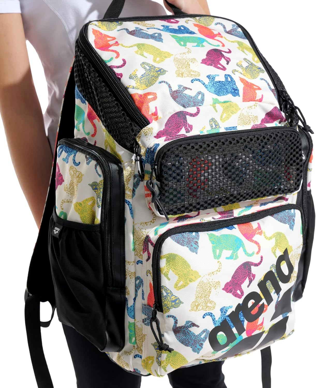 Arena One Go Backpack Swimmers Athletes Sports Gym Rucksack Multisport Daypack Large Size Training Gear Equipment Swim Bag for Men and Women, 45 Liters image number 3