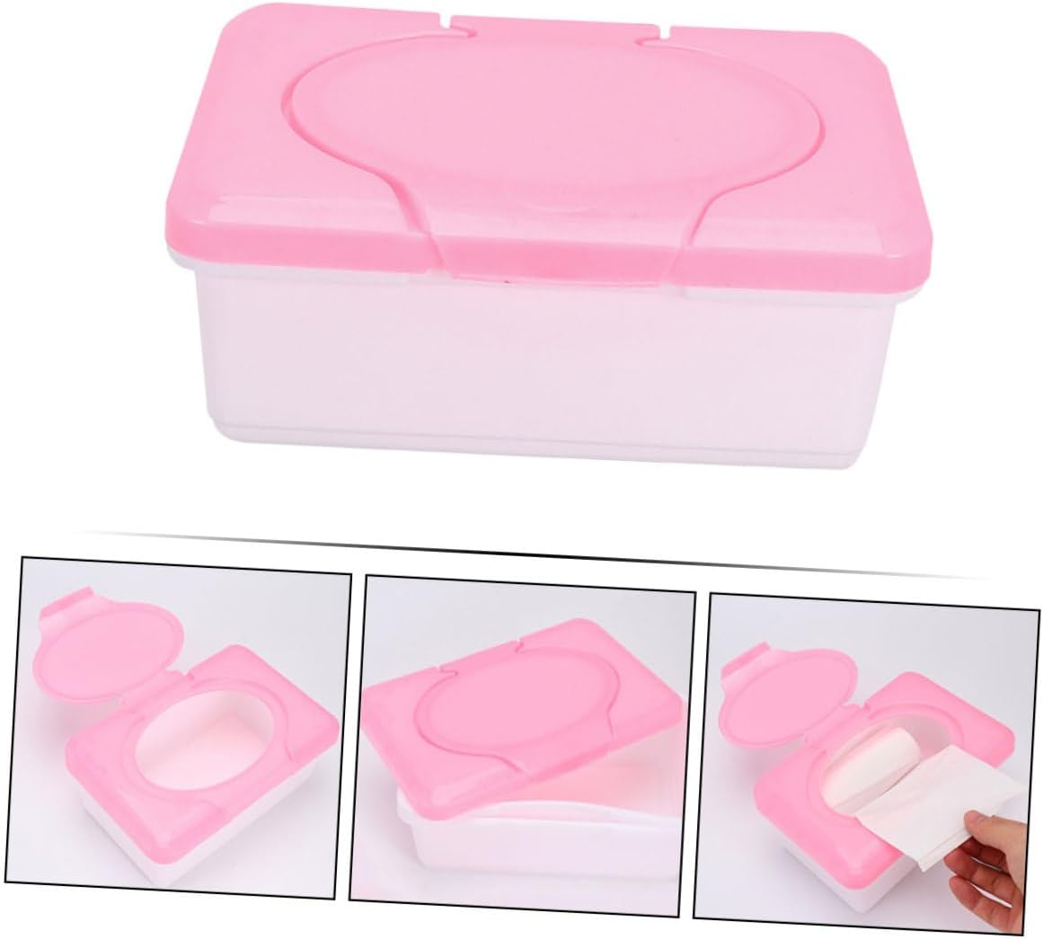 Holder Dispenser for Wipes Portable Wipes Box Modern Style Tissue Box Cover for Bedroom image number 4