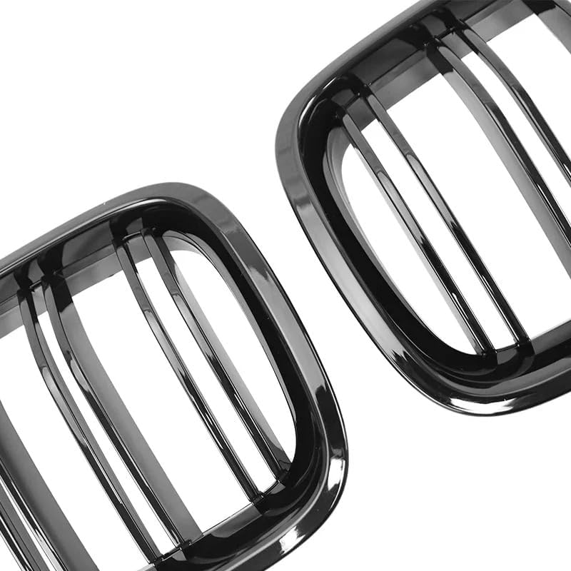 For BMW 5 Series F10 F11 F18 Sedan 520I 528I 535D 535I 550I 520I Car Front Kidney Grille Racing Grill Double Slats Gloss Black Grilles Automotive Replacement Parts 2010-2017 Years image number 5