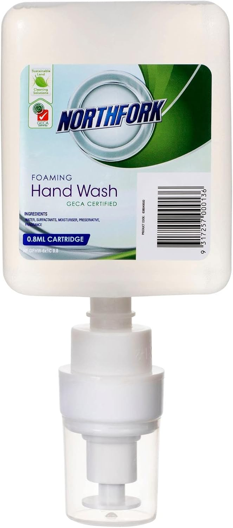 Northfork 1L 0.4Ml Foaming Hand Wash Cartridge Orange image number 1