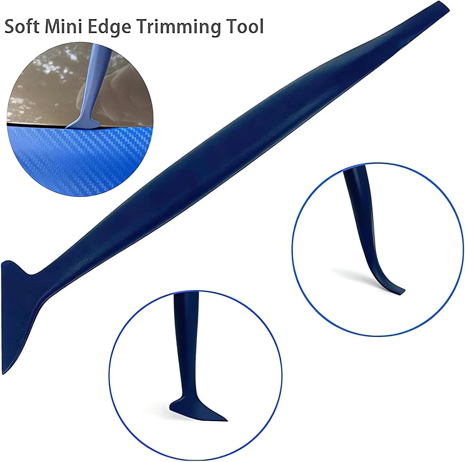 LZLRUN Window Tinting Tool Car Vinyl Wrap Tool Kit Contain Retractable 9Mm Utility Knife and Blades, 4 Inch Felt Squeegee, Zippy Vinyl Cutter and Mini Go Corner Squeegee for Vehicle Wrapping image number 4