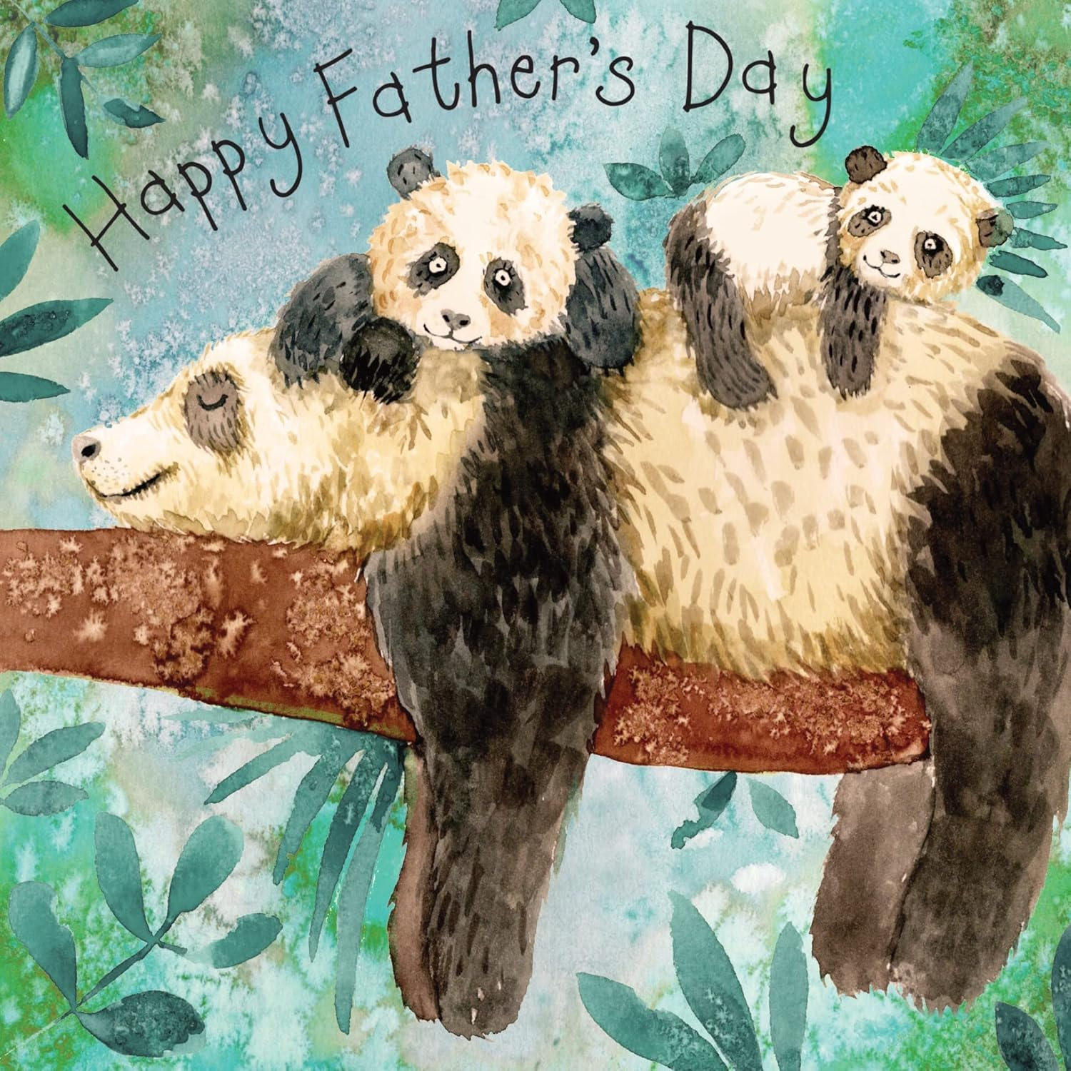 Twizler Father'S Day Card Panda - Father Day Card from Daughter or Son image number 2