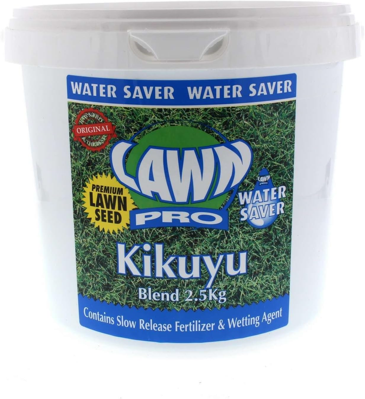 Lawn Pro Fine Kikuyu Blend Grass Seed 2.5Kg Covers 200Sqm image number 1