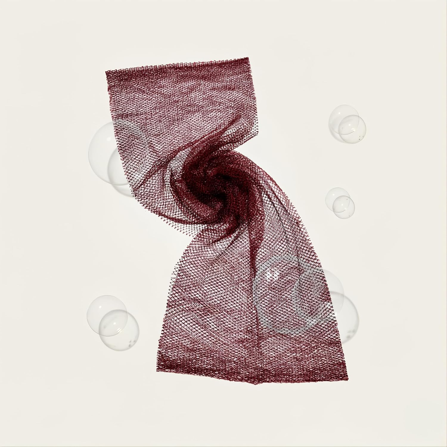 Zulu Zest Authentic African Net Sponge &ndash; 3-Pack Exfoliating Mesh for Face & Body, Deep Clean, Quick Dry, Long-Lasting Bath Scrubber for All Skin Types, Travel-Friendly & Durable (Black, Yellow, Red)