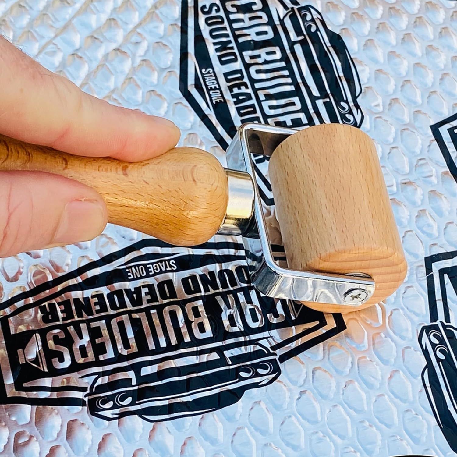 Car Builders Sound Deadener Install Kit, Silver image number 1