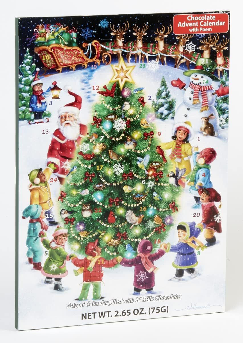 Gather round the Tree Food Chocolate Advent Calendar (Countdown to Christmas)