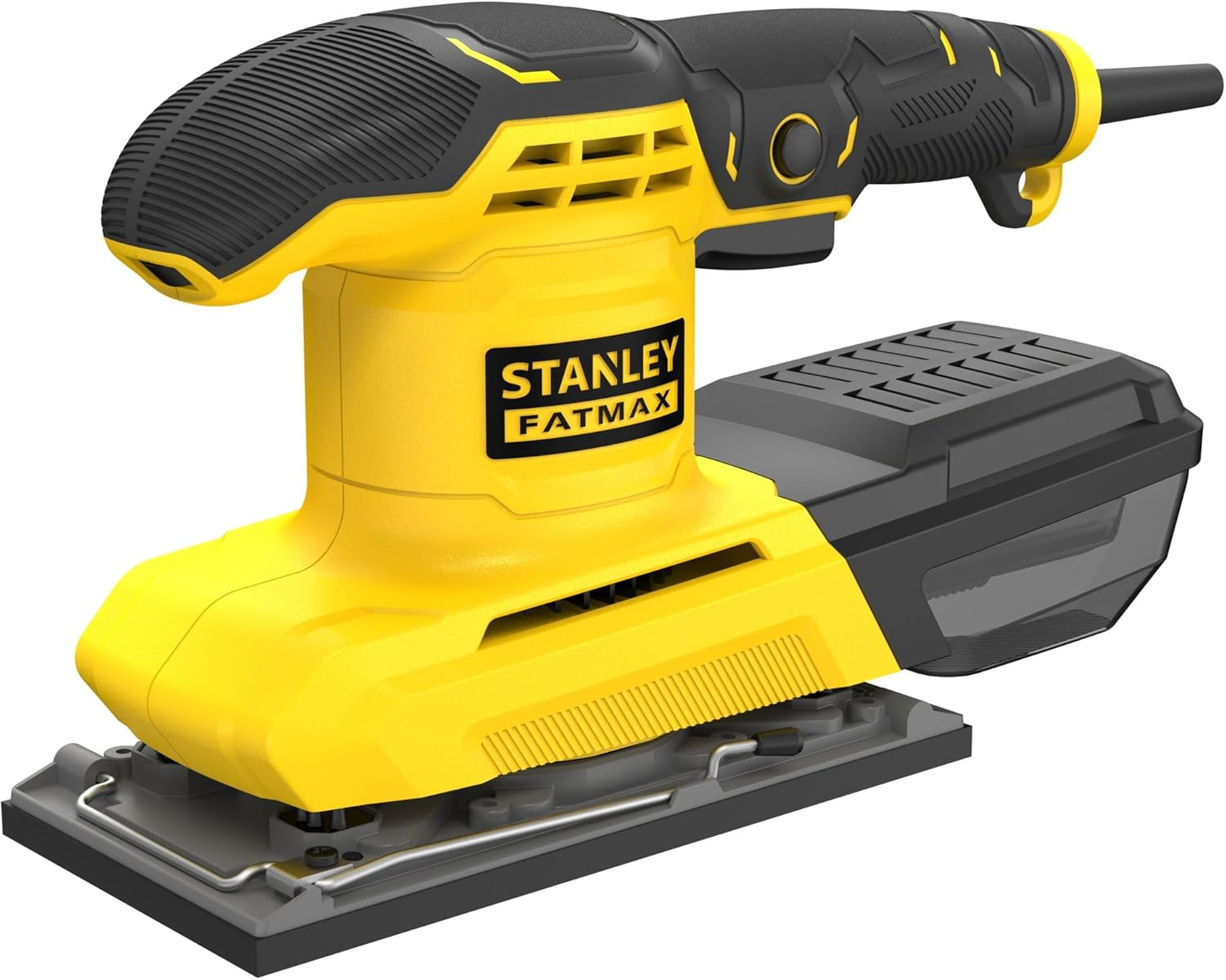 STANLEY FATMAX | 280W 1/3 Sheet Sander - up to 12,000RPM, Hook & Loop Platen, Dust Collection System image number 1