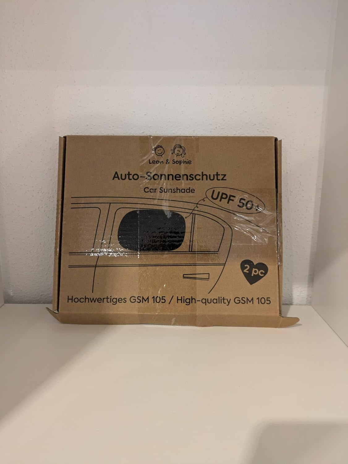 Laneta Leon and Sophie Car Sun Shade Baby Sun Shade for Car Window image number 3