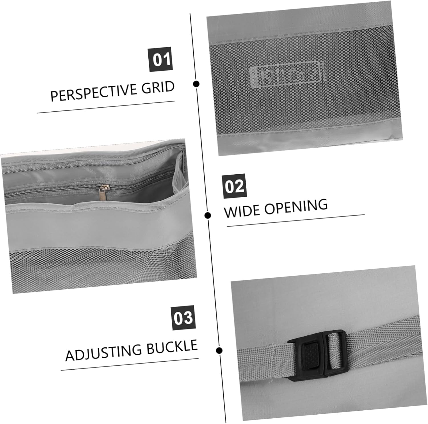 JEWEDECO 8Pcs Travel Suitcase Pouches Fabric Luggage Organizers Packing Cubes for Suitcases Luggage Organiser Bag Travel Essentials