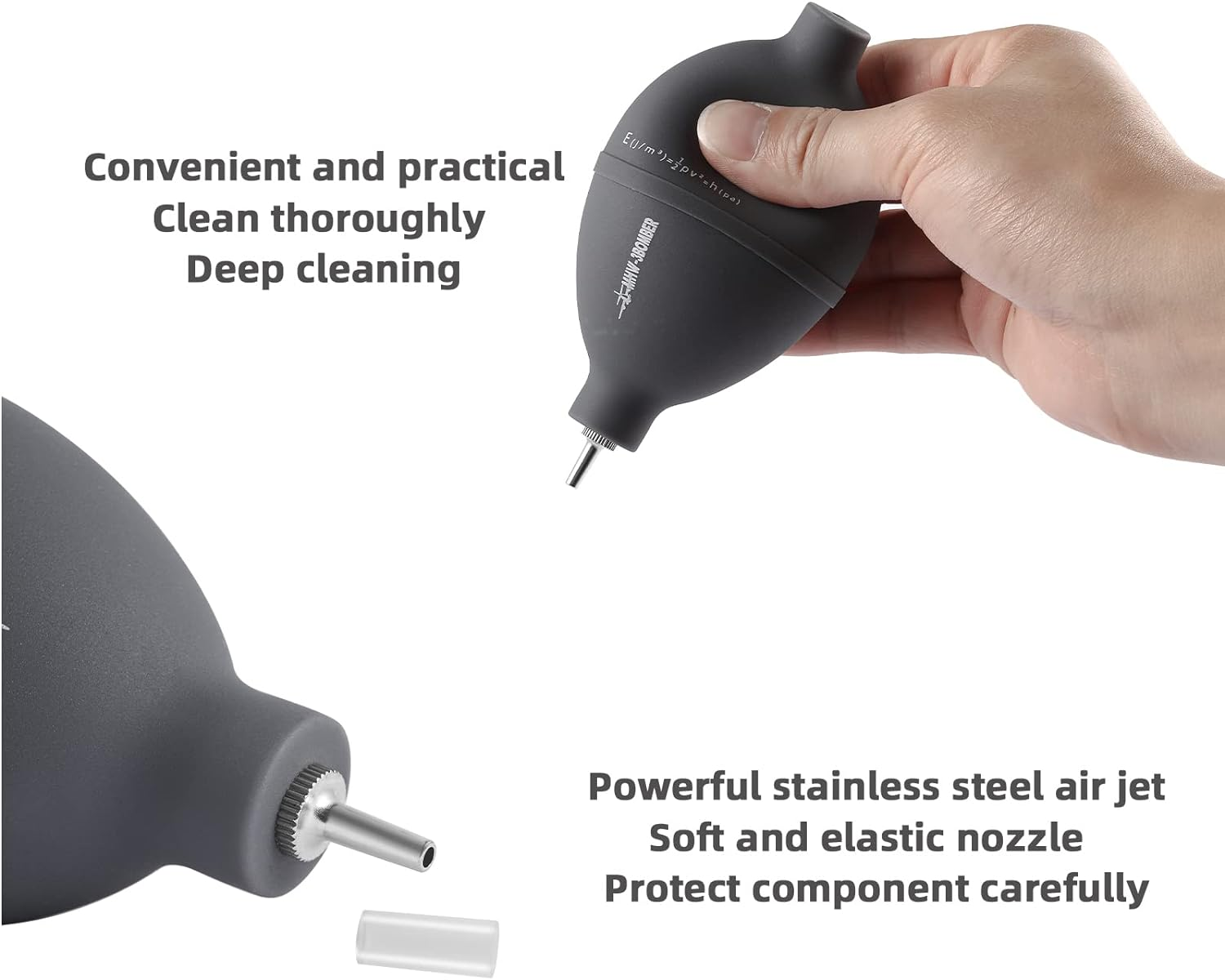 MHW-3BOMBER Air Blower Dust Blower Powder Air-Move Coffee Grinder, Camera, Keyboard, Watch Dust Cleaner Tool Coffee Cleaning Tool AB5820-OS image number 1