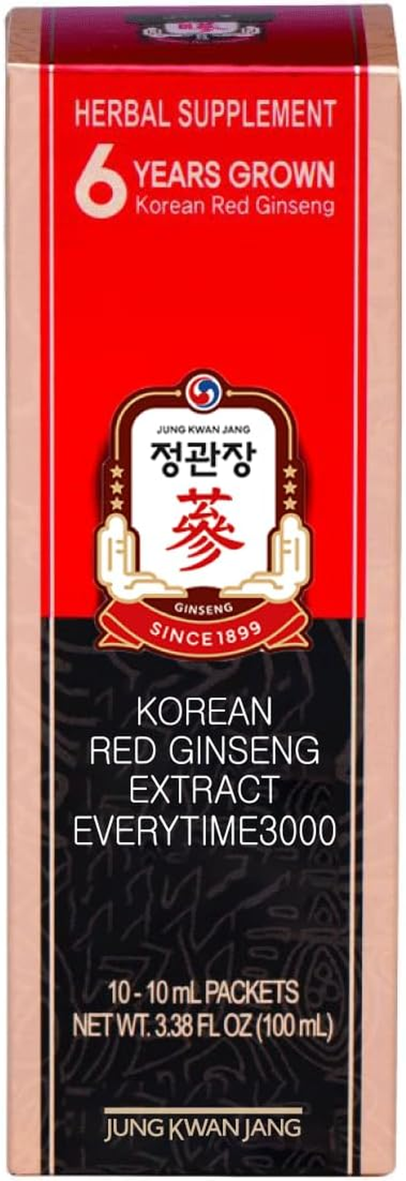 Jung Kwan Jang Korean Red Ginseng Extract Stick Everytime 3000Mg 10Ml X 10 Sticks image number 2
