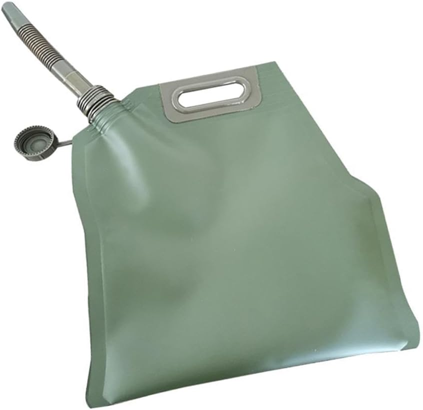 Ronyme Soft Oil Bag Bladder Auto Can Foldable Motorcycle Gas Can Fueling Tank Portable Water Jug Bucket Auto Fuel Tanks Gasoline Can, 10L image number 6