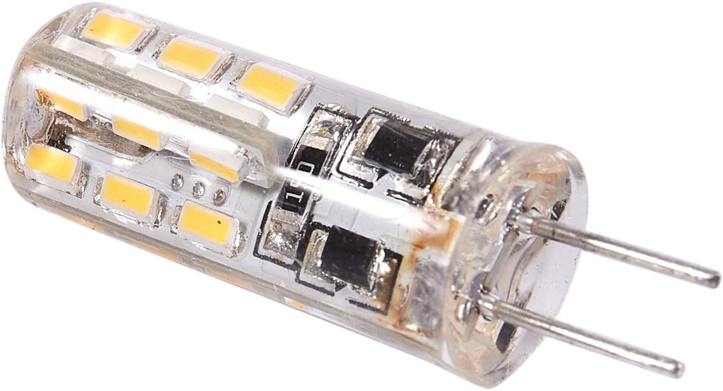 Aswalling G4 LED Spot Light Bulb Lamp 1.5W 24 SMD 3014 Warm White 12V DC image number 5
