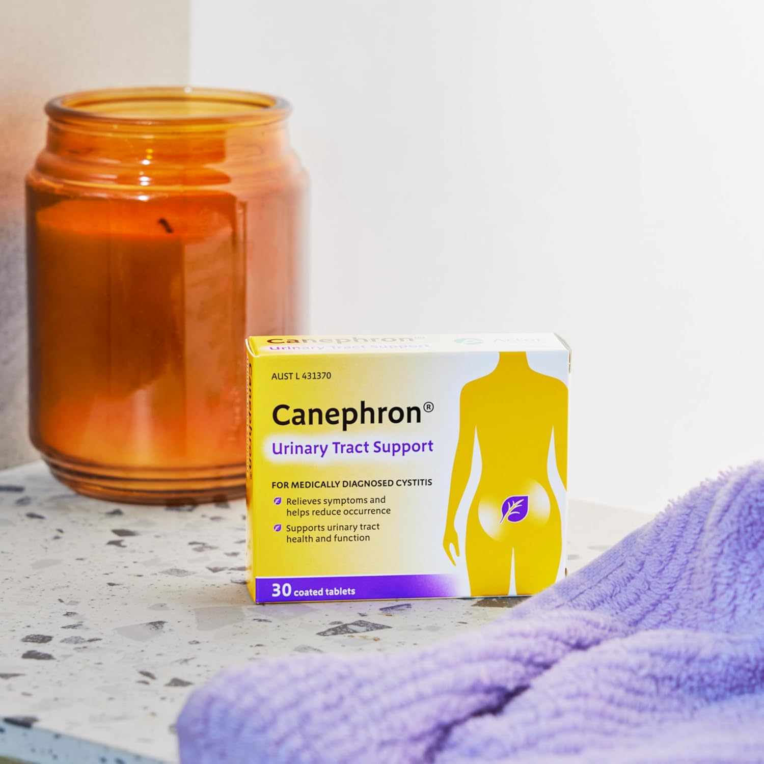 Canephron- UTI Supplements for Women- Relieves Symptoms and Helps Reduce the Occurrence of Cystitis (UTI) - 30 Coated Tablets | Take 1 UTI Tablet 3 Times Daily. Empowering Women&rsquo;S Health & Wellness