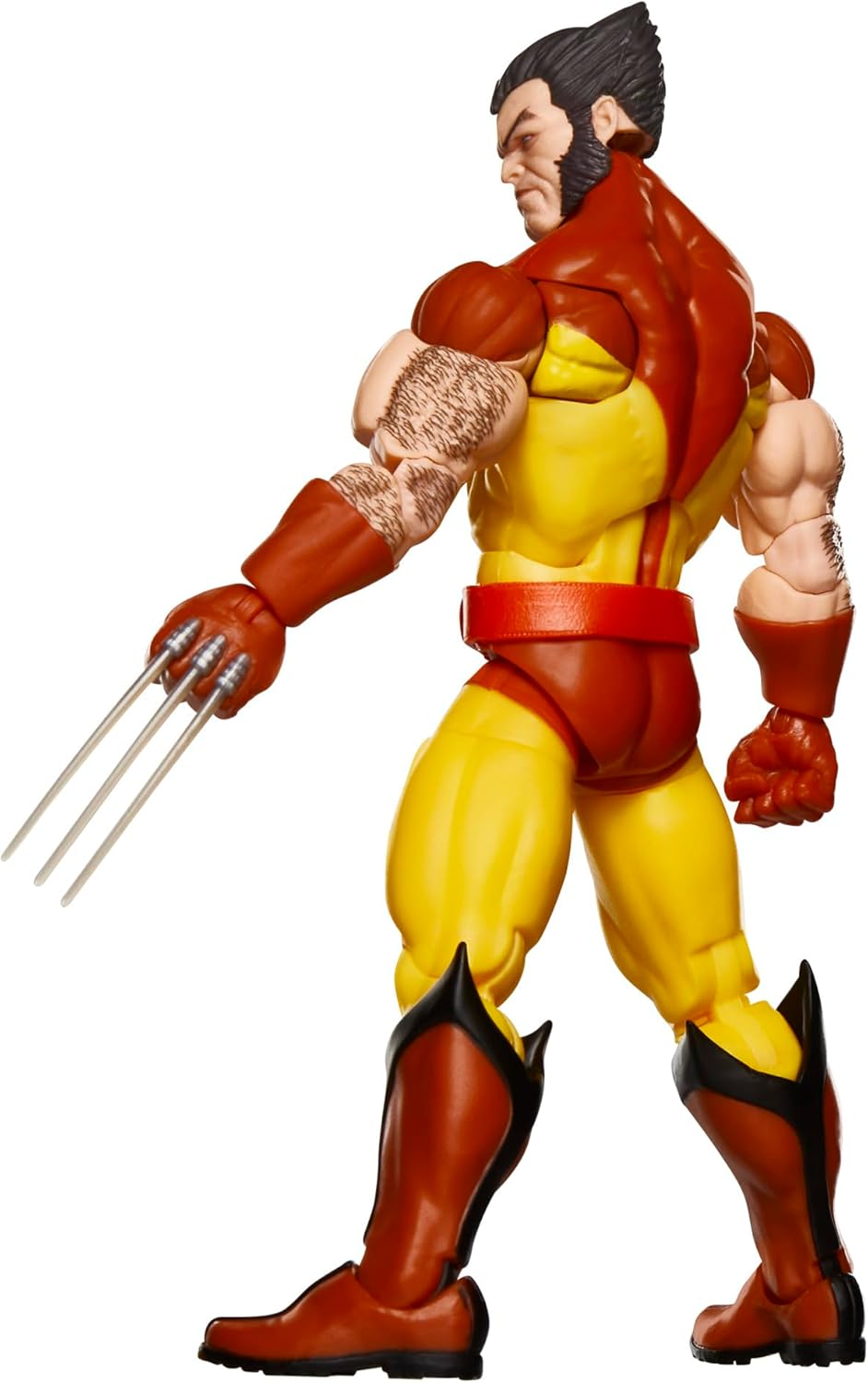 Marvel Legends Series Wolverine, X-Men Retro Marvel Comics Secret Wars Collectible 6 Inch Action Figure with Shield image number 4