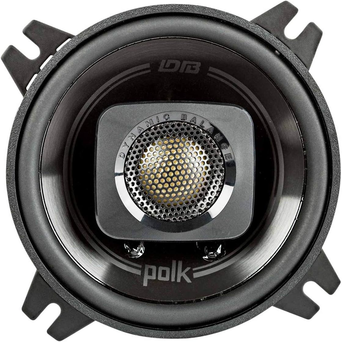 Polk Audio DB402 DB+ Series 4" Coaxial Speakers with Marine Certification, Black