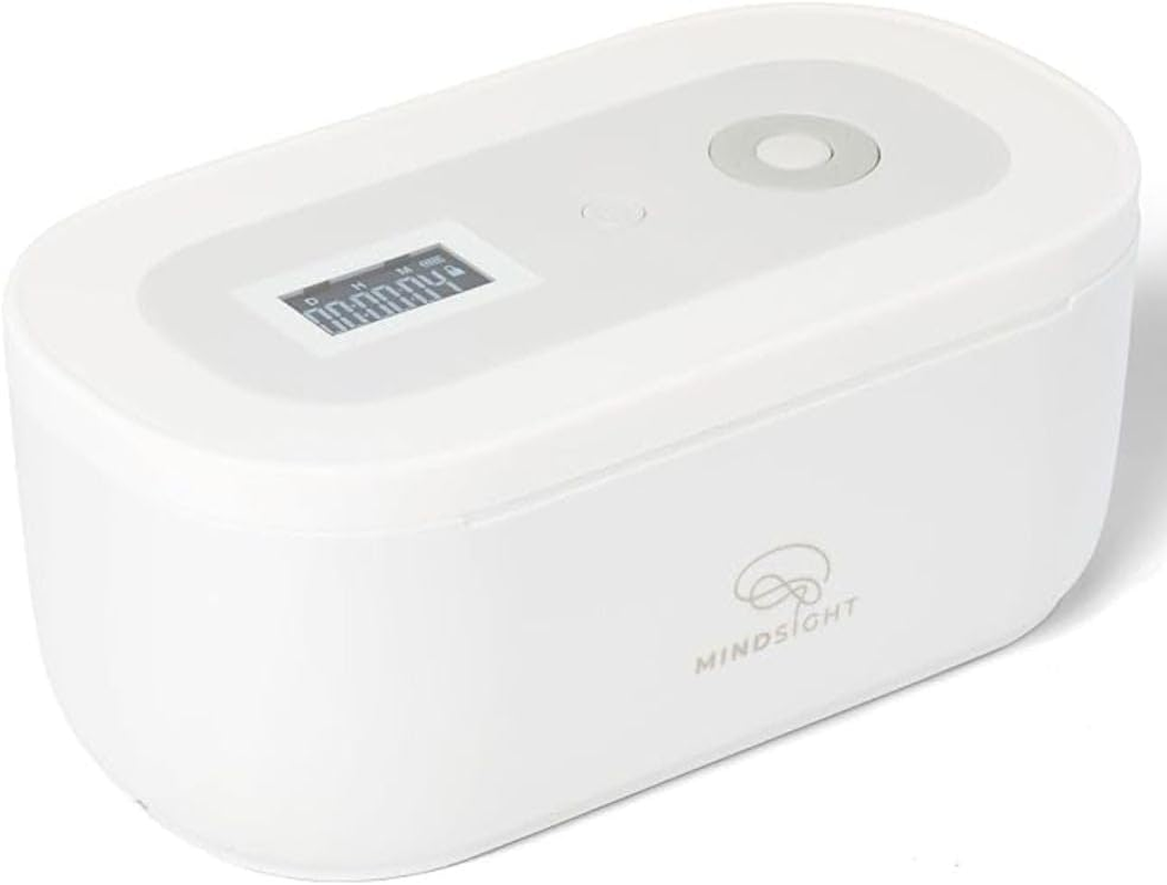 Mindsight Timed Lock Box to Help Detach from Phone, Video Games, Snacks & Cravings | Out of Sight Out of Mind | Simple Mindfulness Tool to Live in the Moment | Stress & Anxiety Relief | Teens/Adults