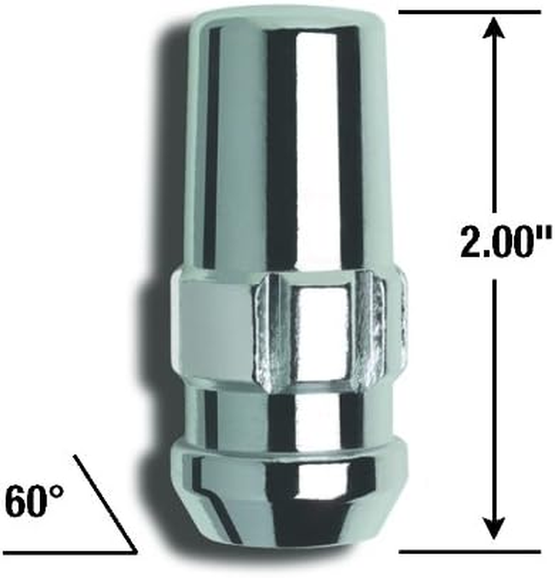 Gorilla Automotive 76681N Duplex Acorn Wheel Locks (1/2" Thread Size), Pack of 4 image number 2