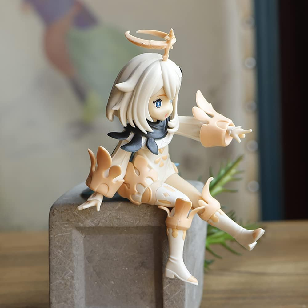 Paimon Genshin Figure Impact Figurine Genshin Merch Impact Paimon Figure Sitting 1/7 Scale Game Action Figure Character Model Anime Toys image number 5