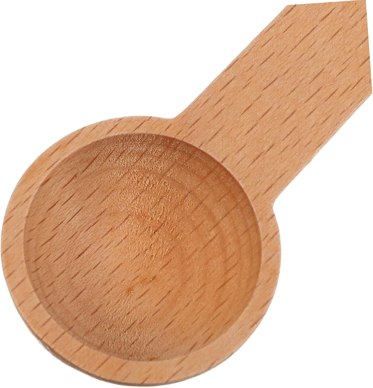 VICASKY 4Pcs Baking Measuring Spoons Espresso Spoons Small Wood Wood Coffee Measure Scoop Coffee Tea Measuring Tool Tea and Tool Beige image number 2