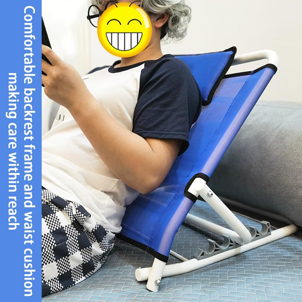 Lifting Bed Backrest,Foldable Back Holder,Lifting Bed Backrest with Head Pillow,Multifunctional Back Support,For Disabled People, Elderly People,Patients image number 5