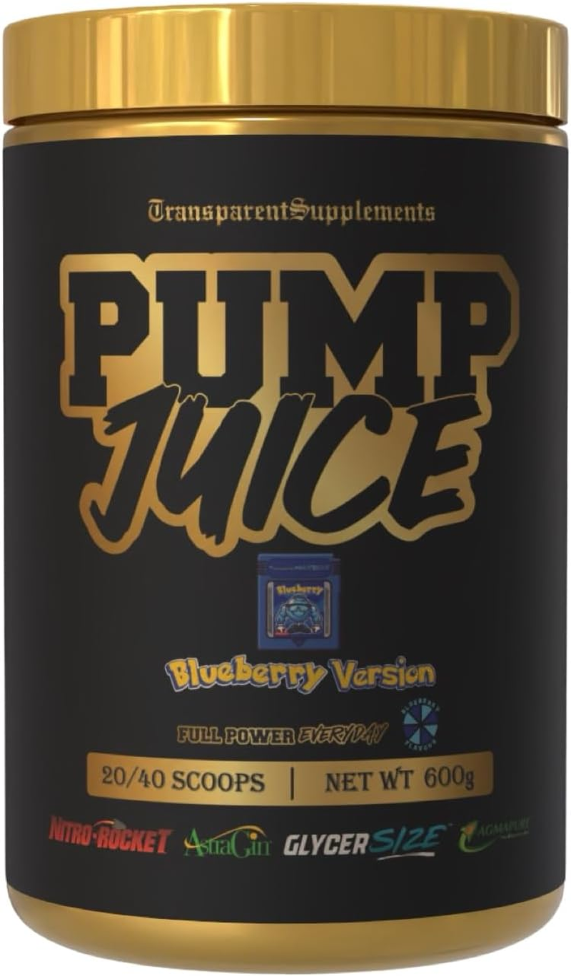 Pump Juice, Blueberry Version, 40 Serves