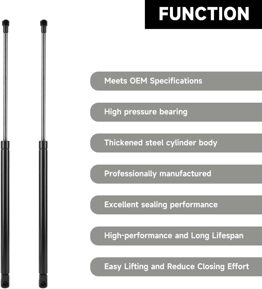 Car Rear Tailgate Trunk Gas Pressure Strut for Nissan Qashqai J11 SUV 2015-2022 Shock-Absorbing Gas Spring Strut (Normal Black) image number 3