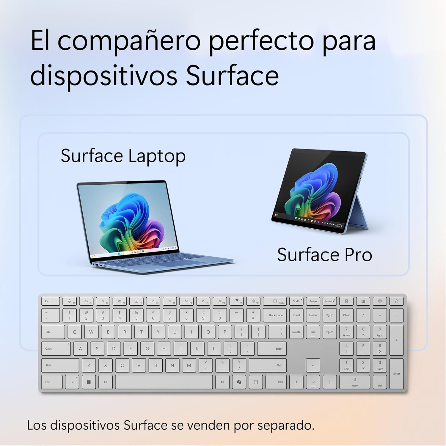 Microsoft Surface Keyboard (2Nd Edition) Compatible with Surface Pro or Surface Laptop, Bluetooth 4.0, Copilot Button image number 3