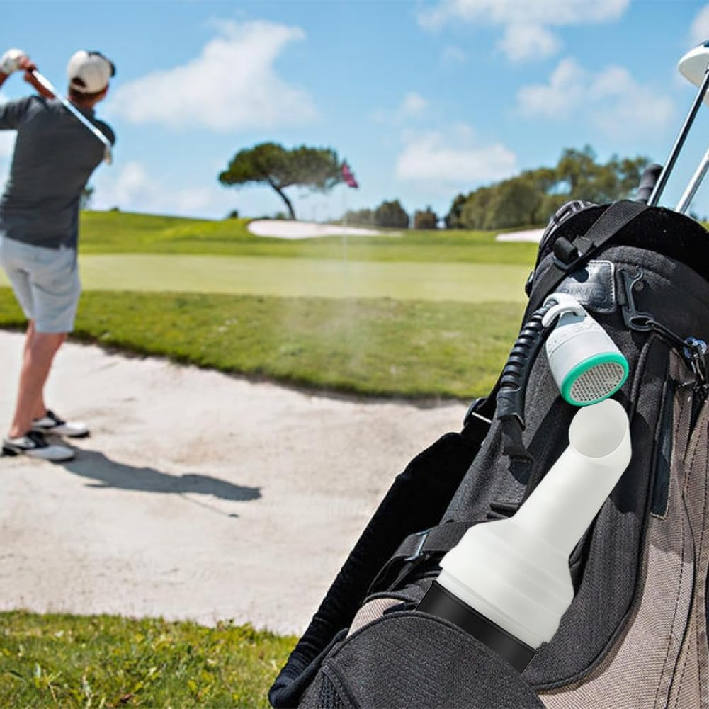 Golf Cart Sand Bottle with Holder, Universal Golf Matte Sand Filler Bottle Carts Accessory Club Car Divot Filler Kit for Divot Filler Sand Seed Container Dispenser image number 2