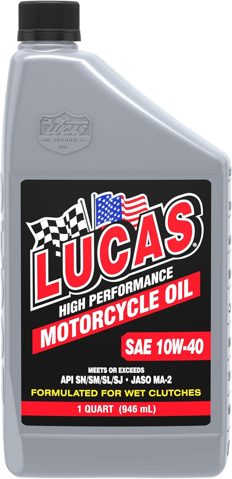 SAE 10W-40 Motorcycle Oil - 1 Quart (946Mls)