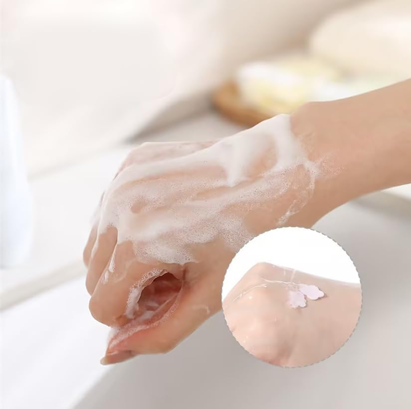 Seadiquiet 3 Boxes 300Pcs Portable Hand Washing Soap Sheets, Different Scented Mini Petal Hand Wash Soap Sheets, Disposable Soluble Soap for Outdoor Travel, Camping, Hiking image number 1