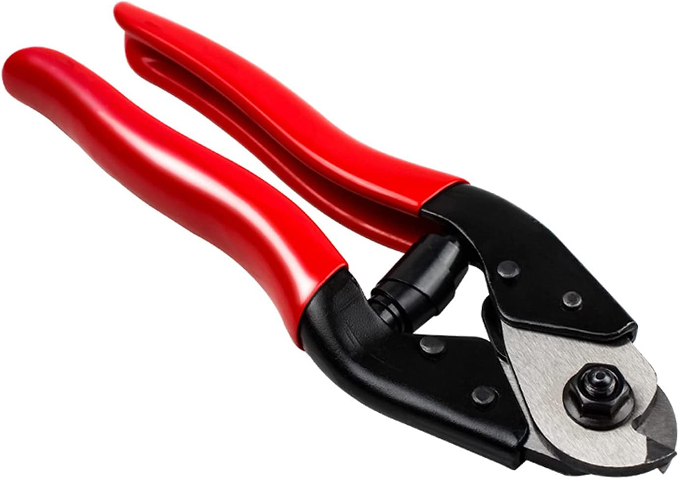 Steel Cable Cutter for Wire Rope - Cutter for Cable Railing,Up to 5/32" Copper Cable Cutter with 10Pcs Bike Brake Cable Cap End Tips image number 3
