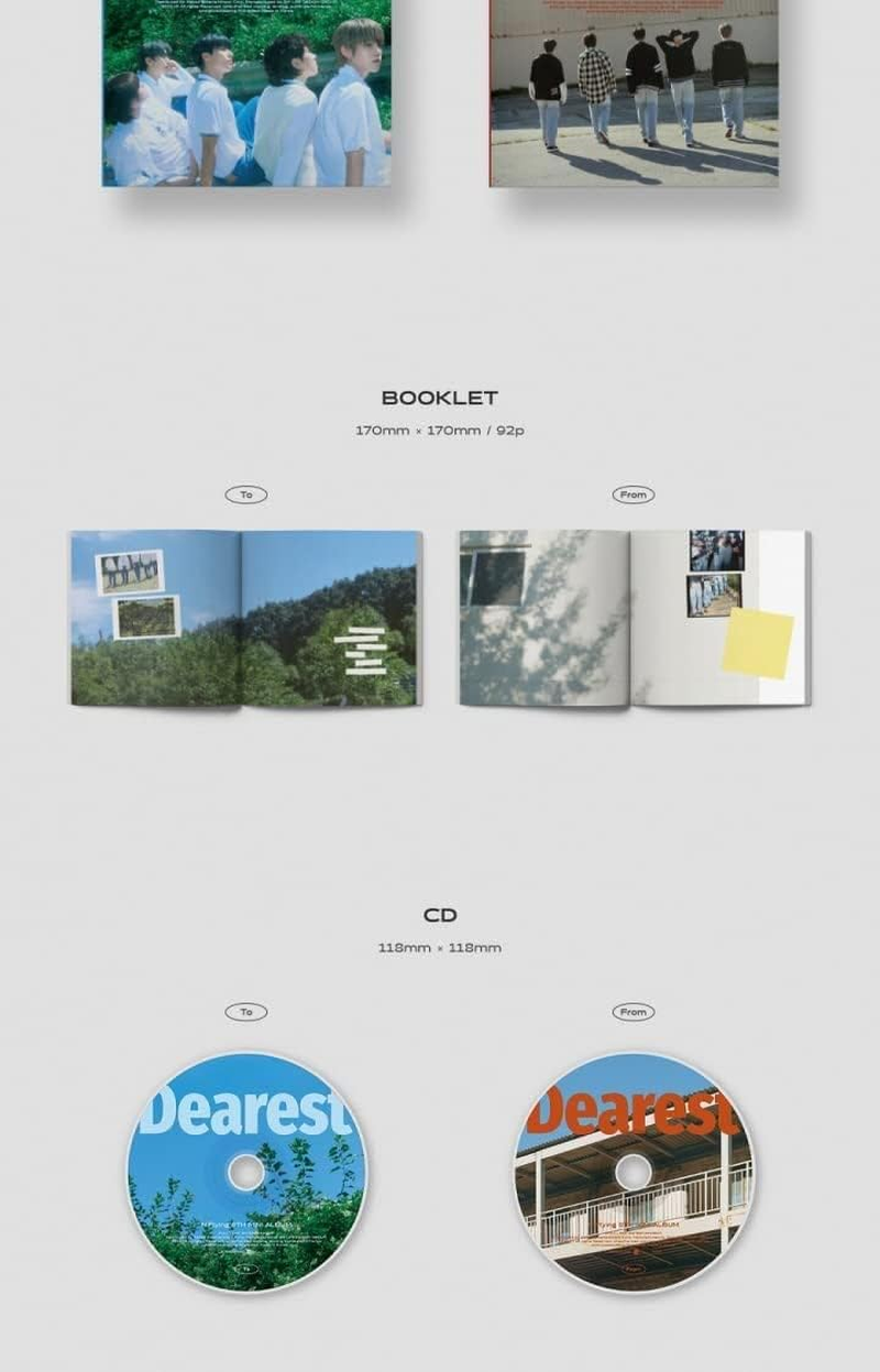 N.Flying Dearest 8Th Mini Album from Version Cd+92P Booklet+1P 3Cuts Photo+1P Postcard+1P Unit Photocard+2P Selfie Photocard+Tracking Sealed image number 6
