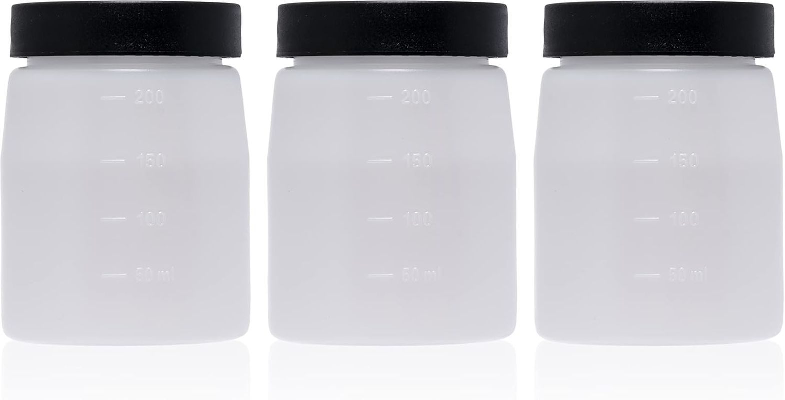 Existing Beauty Bronze Tan Spray Tan Replacement Cups with Lids (3Pack) - 200Ml - Machine Not Included - Storage Bottles for DHA Spray Tan image number 4