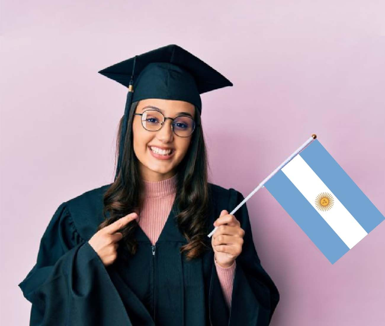 10 PCS Argentina Handheld Small Flag, Argentinians Hand Held Mini Decor Decoration Banner image number 1