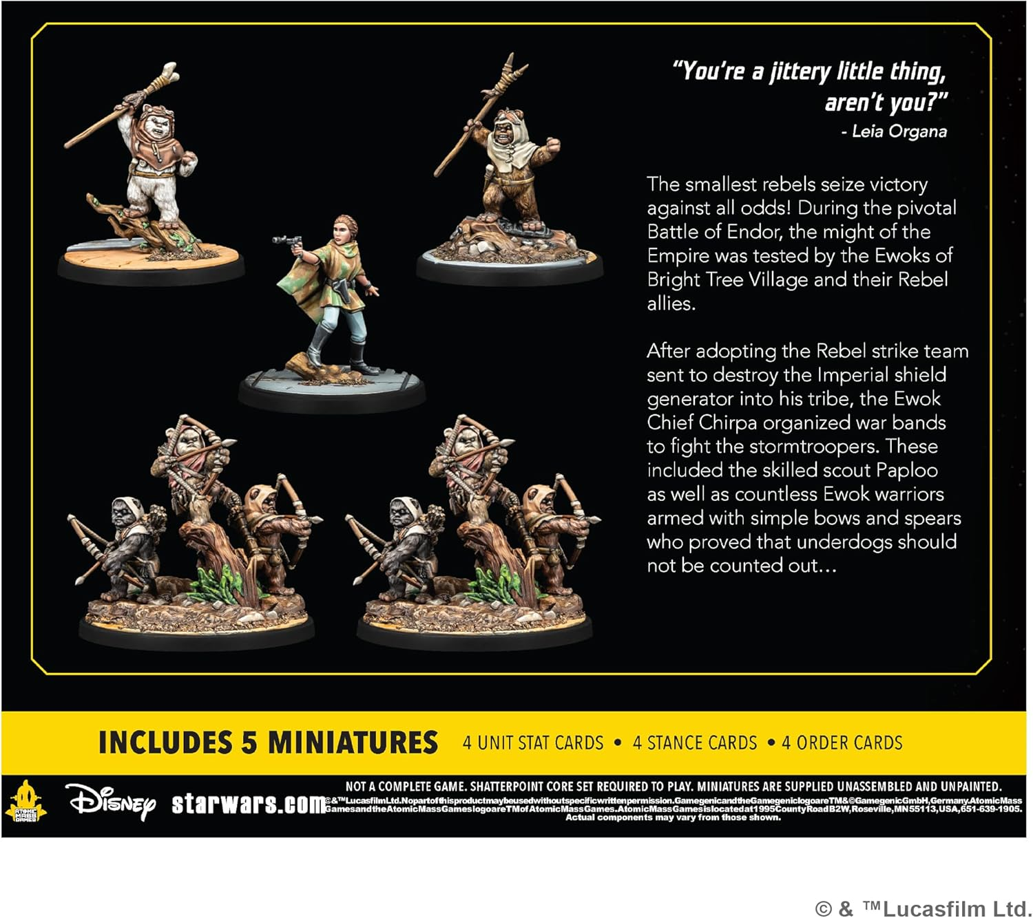 Atomic Mass Games Star Wars: Shatterpoint - Ee Chee Wa Maa! Squad Pack Tabletop Miniatures Game image number 6
