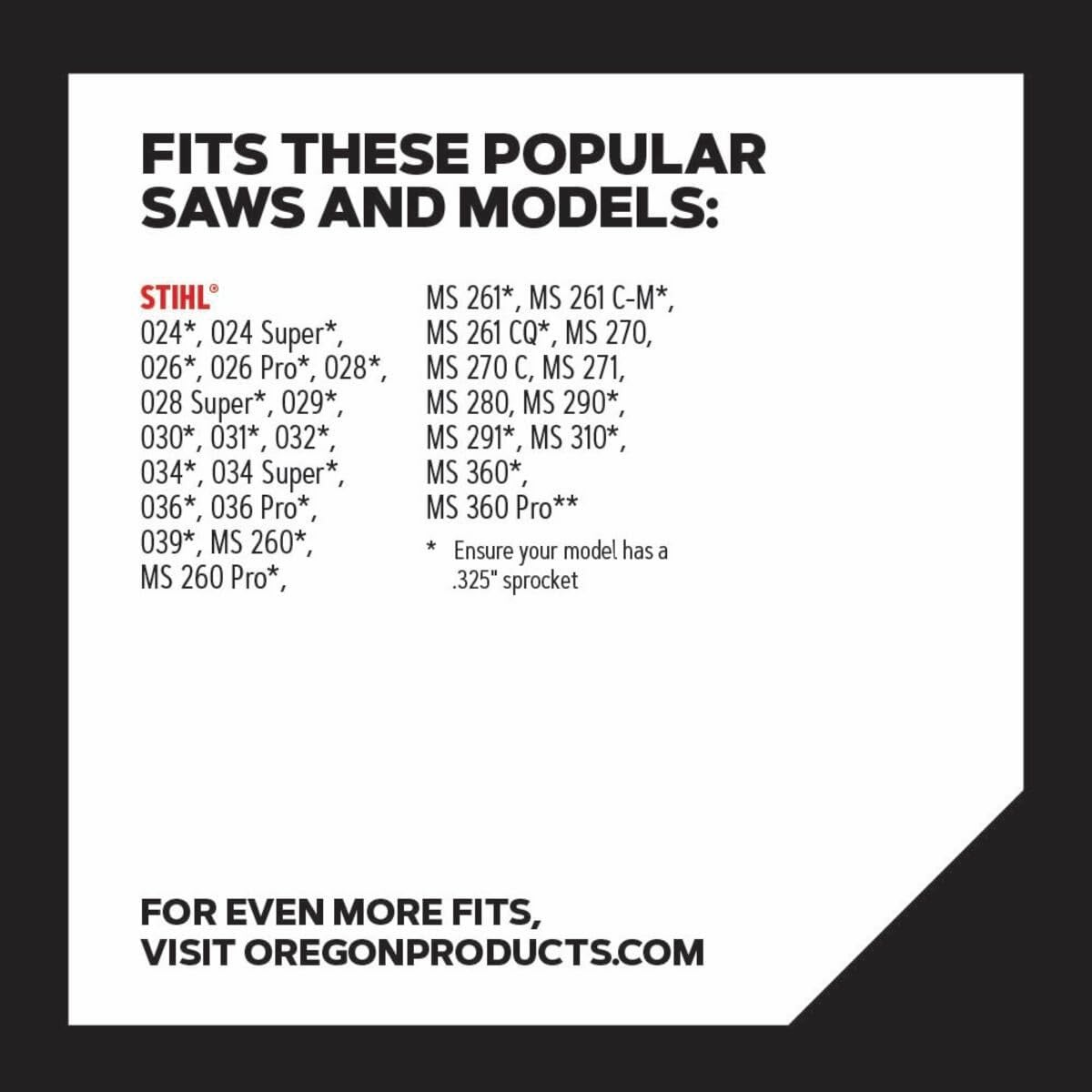 Oregon L81 Controlcut Chainsaw Chain for 20-Inch Bar, 81 Drive Links, Low-Kickback Chain, Fits Several Stihl Models Gray image number 4