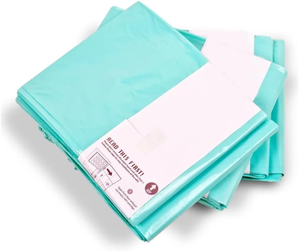 Liner Refills Compatible with Korbell 16L Bin - Holds up to 660 Nappies, Tear and Leak-Resistant, Diaper Disposal Bags (8 Rolls) image number 4